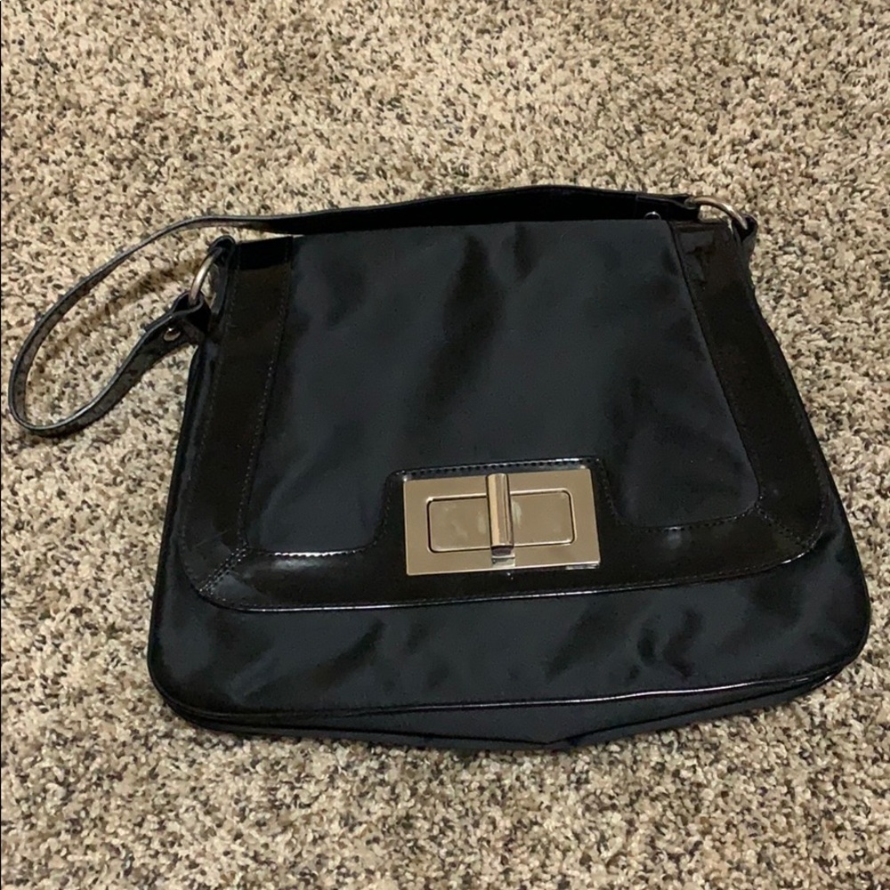 Liz Claiborne shoulder black purse